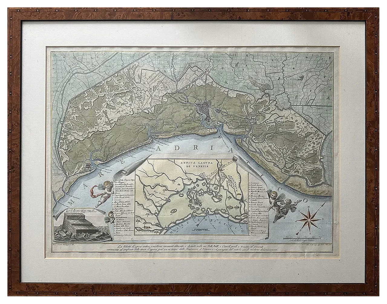 Antonio Sandi, The Ancient and Modern Venetian Lagoon, 18th century 9