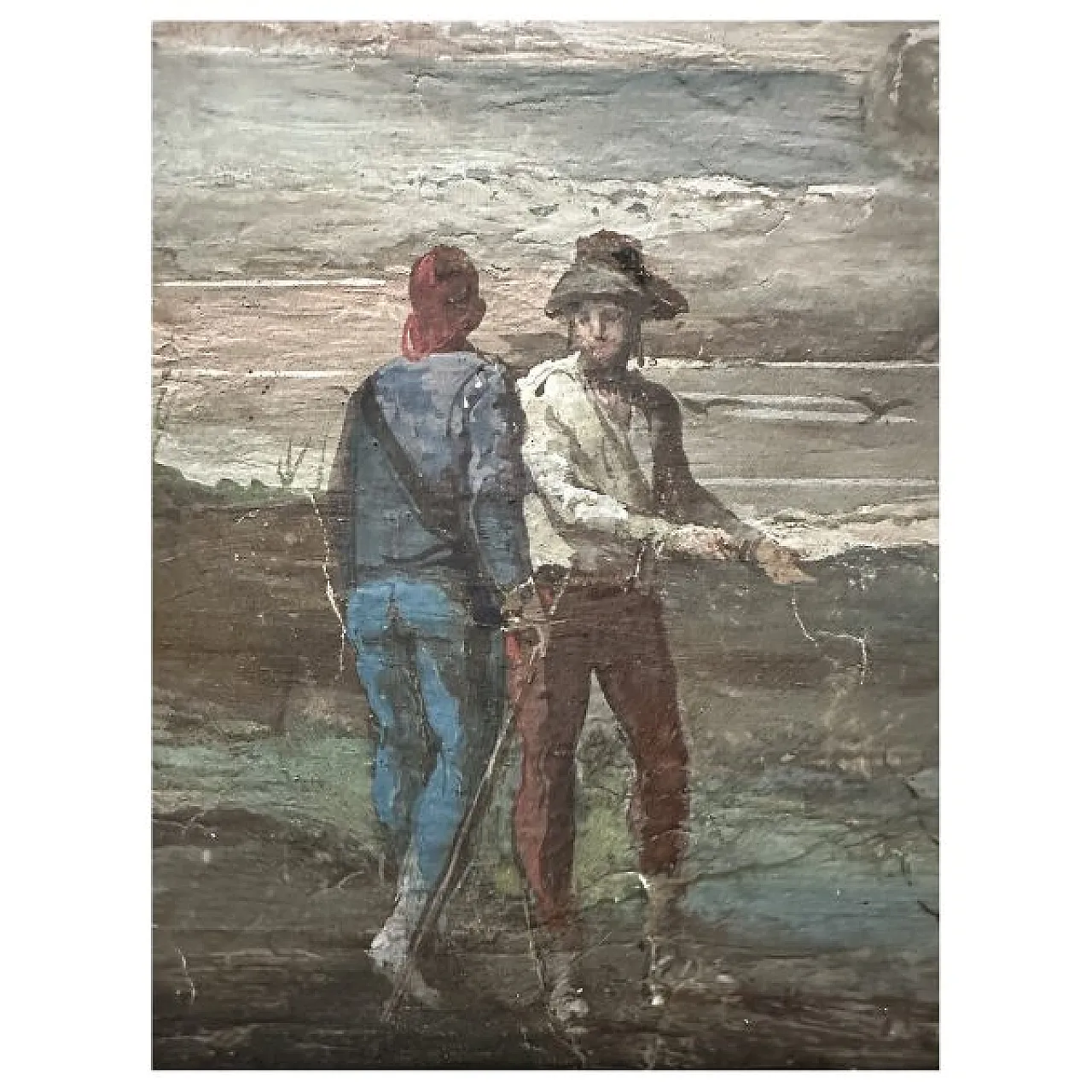 Francesco Zuccarelli (attr.), Landscape with Figures, 18th century 3