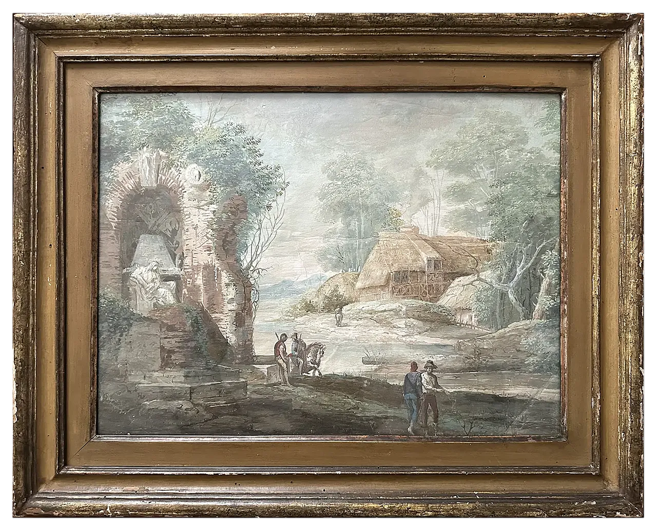 Francesco Zuccarelli (attr.), Landscape with Figures, 18th century 8
