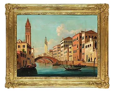 View of Venice, oil on canvas, late 19th century