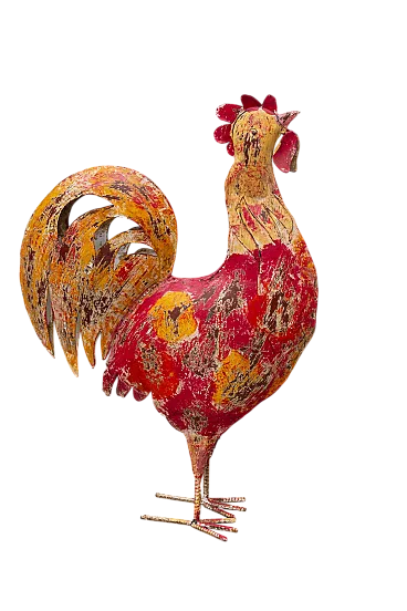 Sheet metal rooster, 20th century