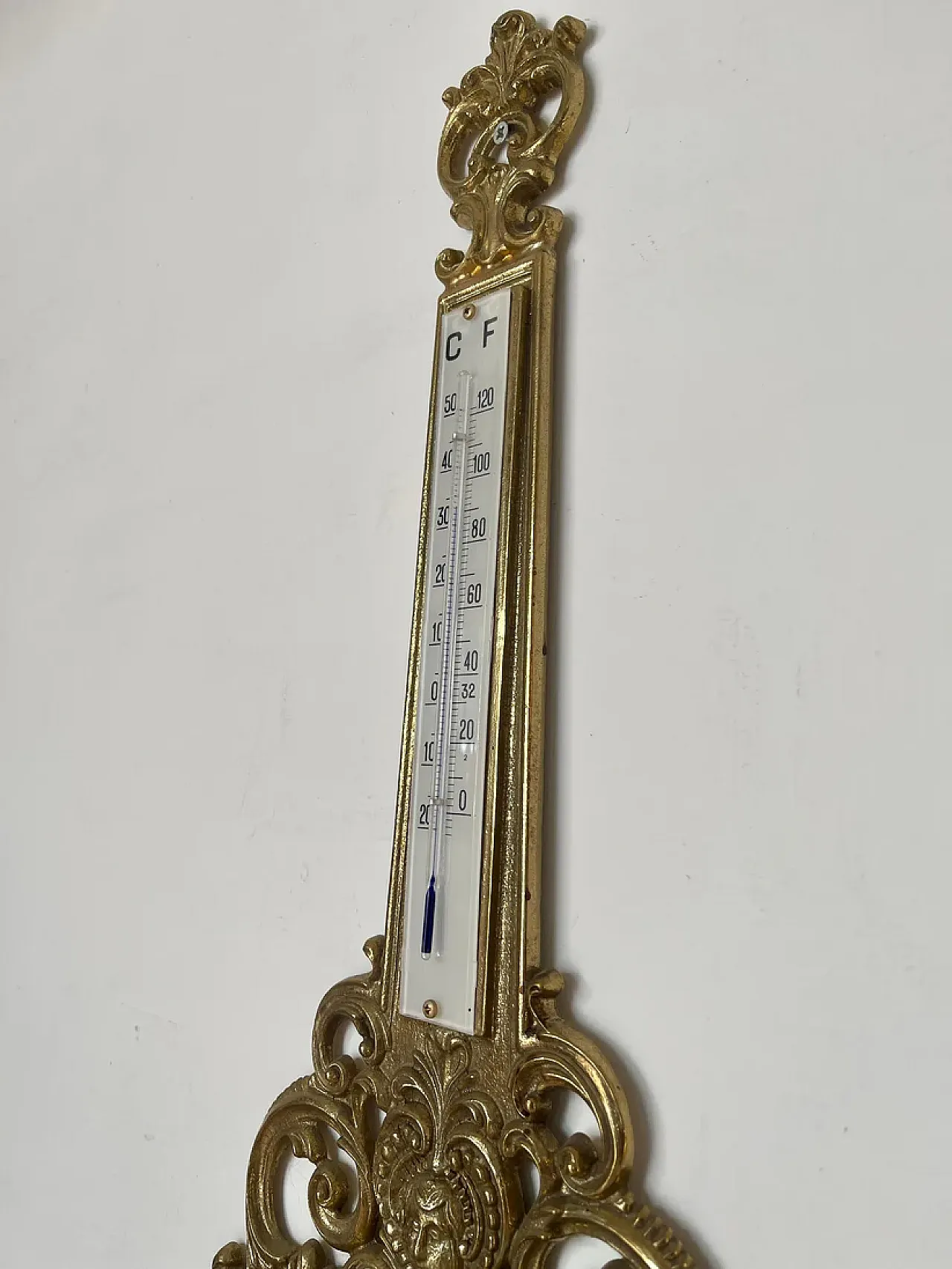 Golden brass barometer Ccock, '900 5