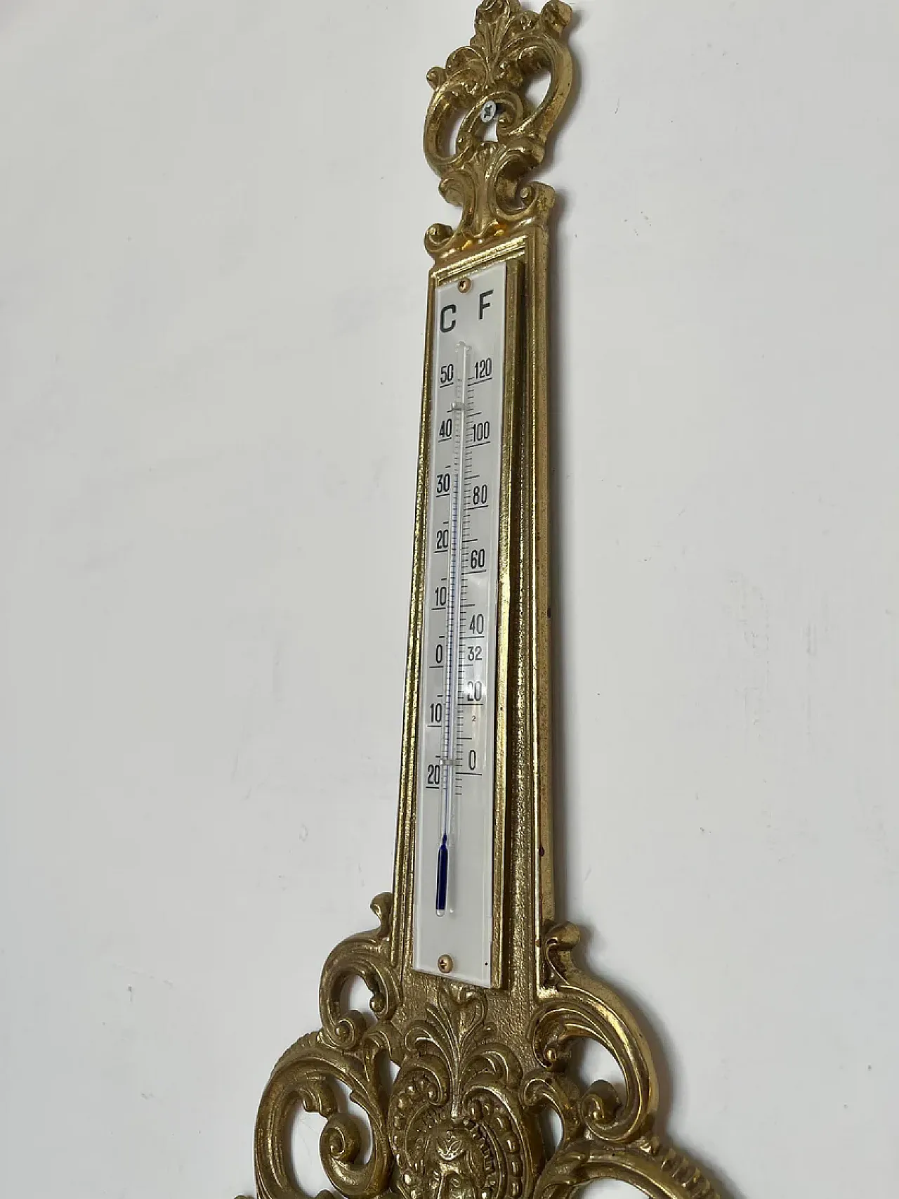 Golden brass barometer Ccock, '900 6
