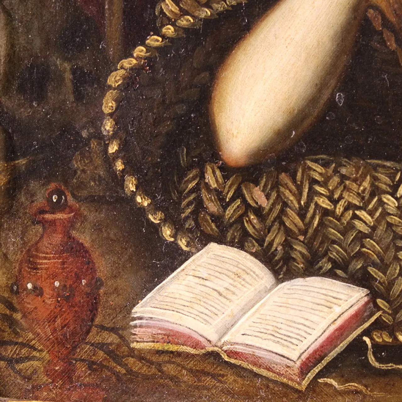 Copper painting, Penitent Magdalene, 17th century 8