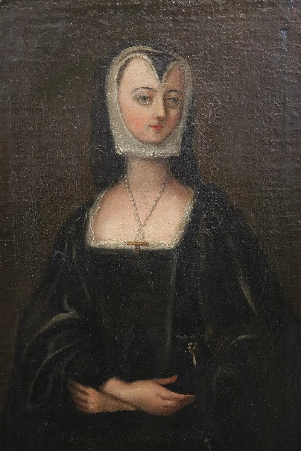 Portrait of a Renaissance lady, oil on canvas, 18th century 2