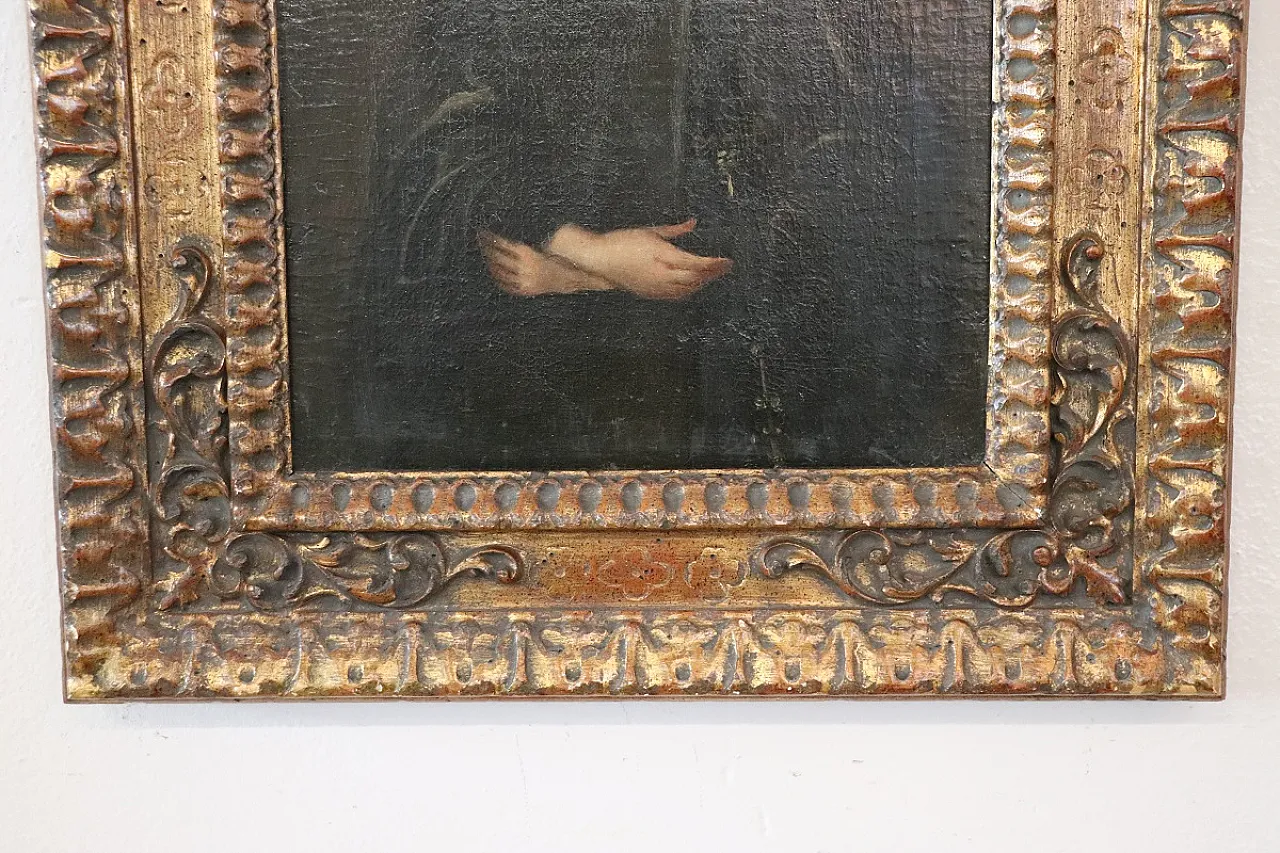 Portrait of a Renaissance lady, oil on canvas, 18th century 7