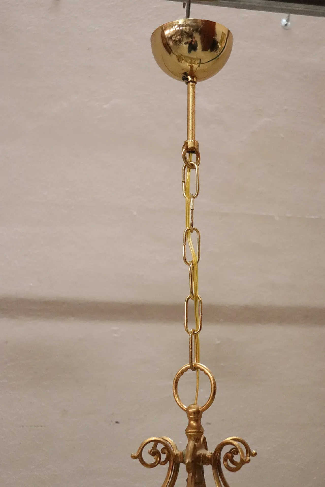 Pair of refined golden lanterns, 1990s 10