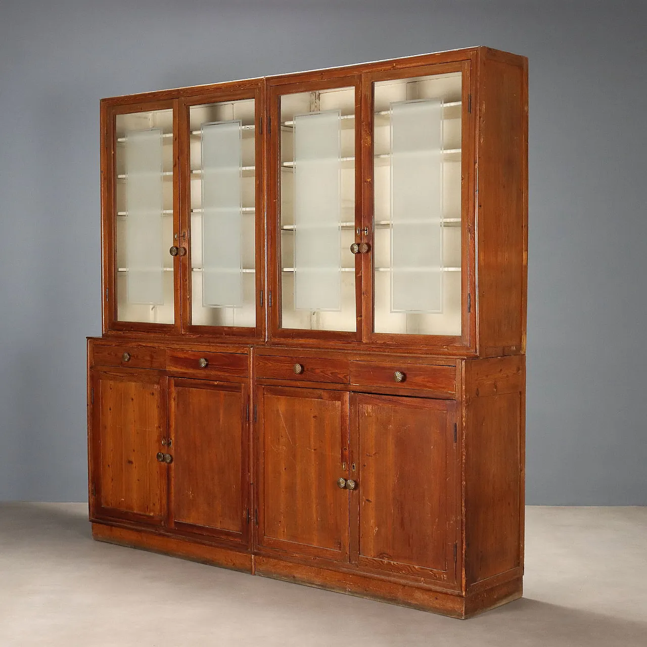 Libreria in larice, metà '800 1