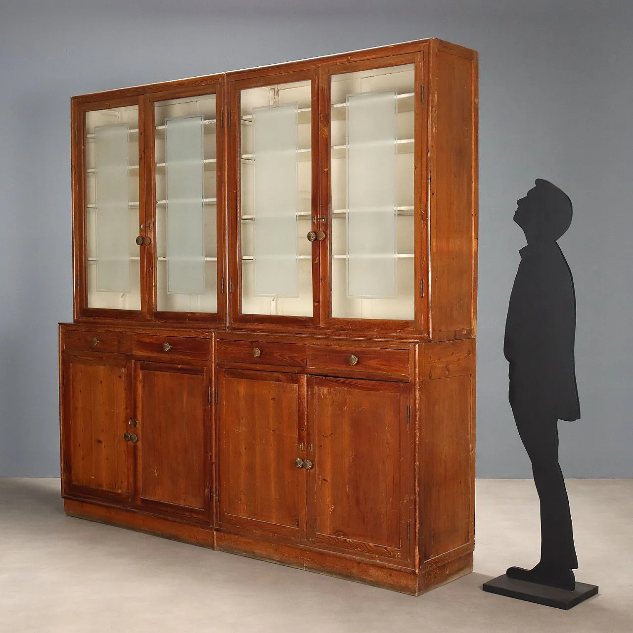 Libreria in larice, metà '800 2