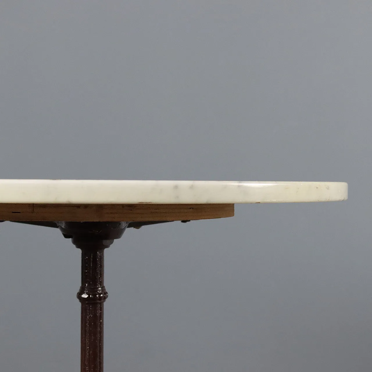 3 Tavolini in marmo e ferro laccato, '900 6