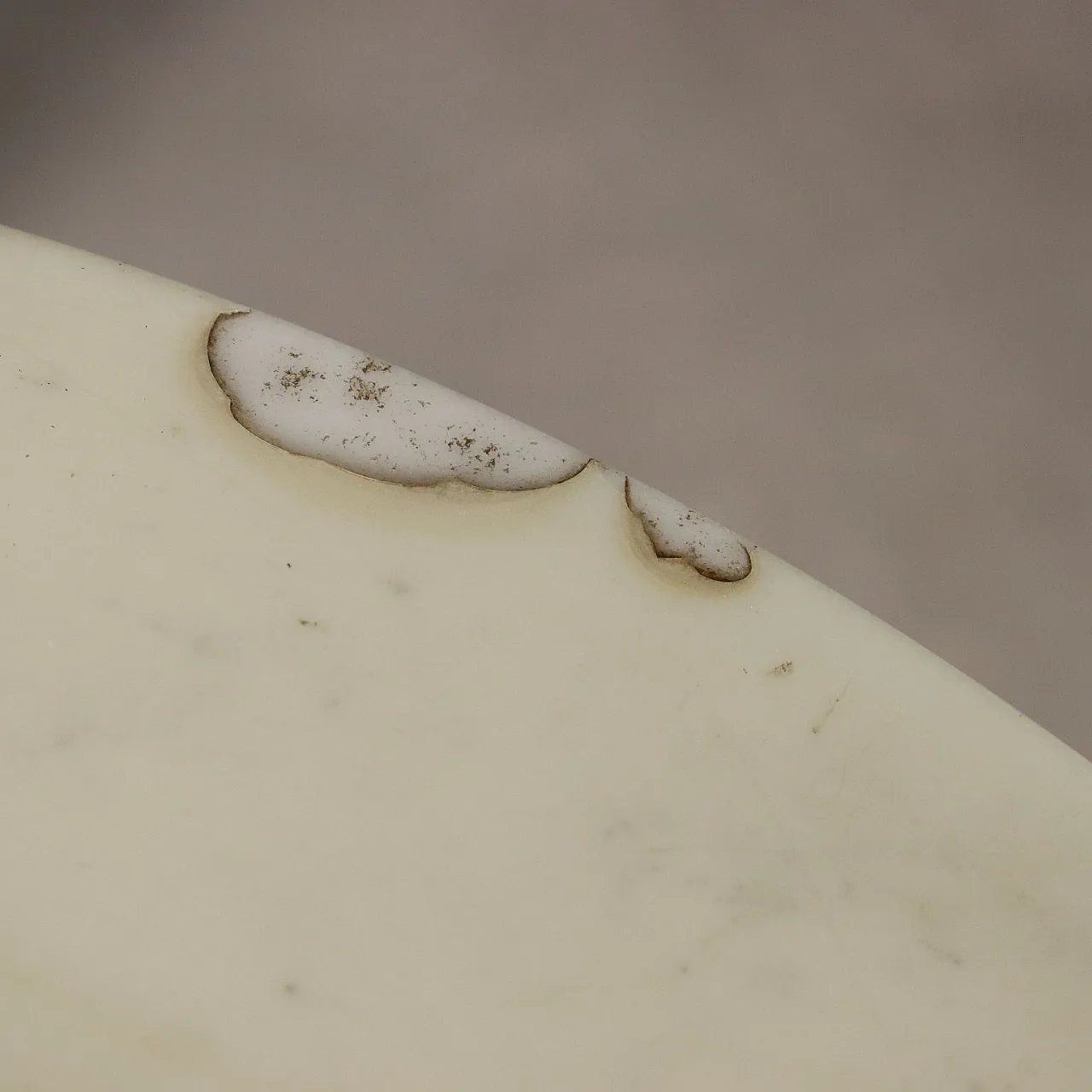 3 Tavolini in marmo e ferro laccato, '900 7