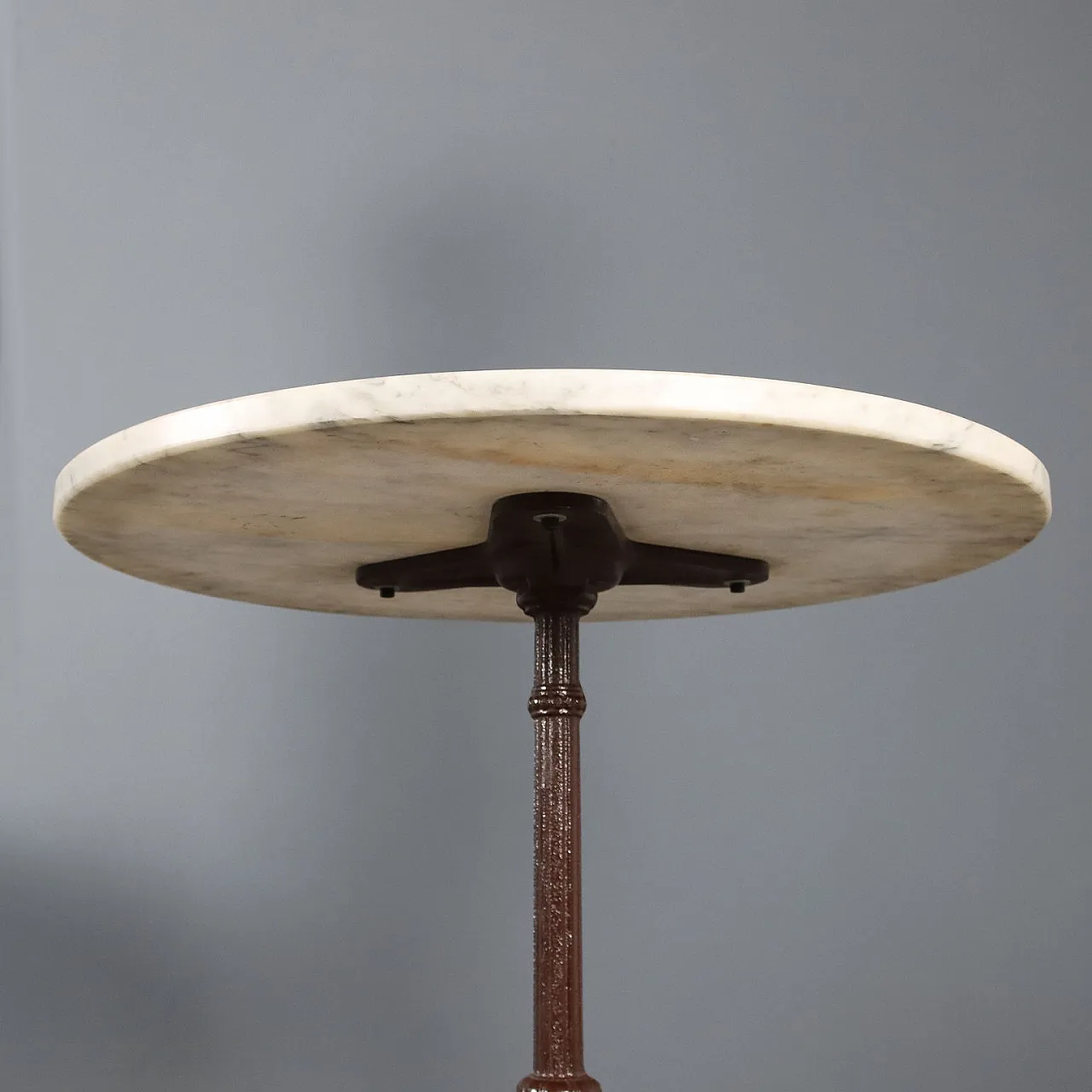 3 Tavolini in marmo e ferro laccato, '900 10