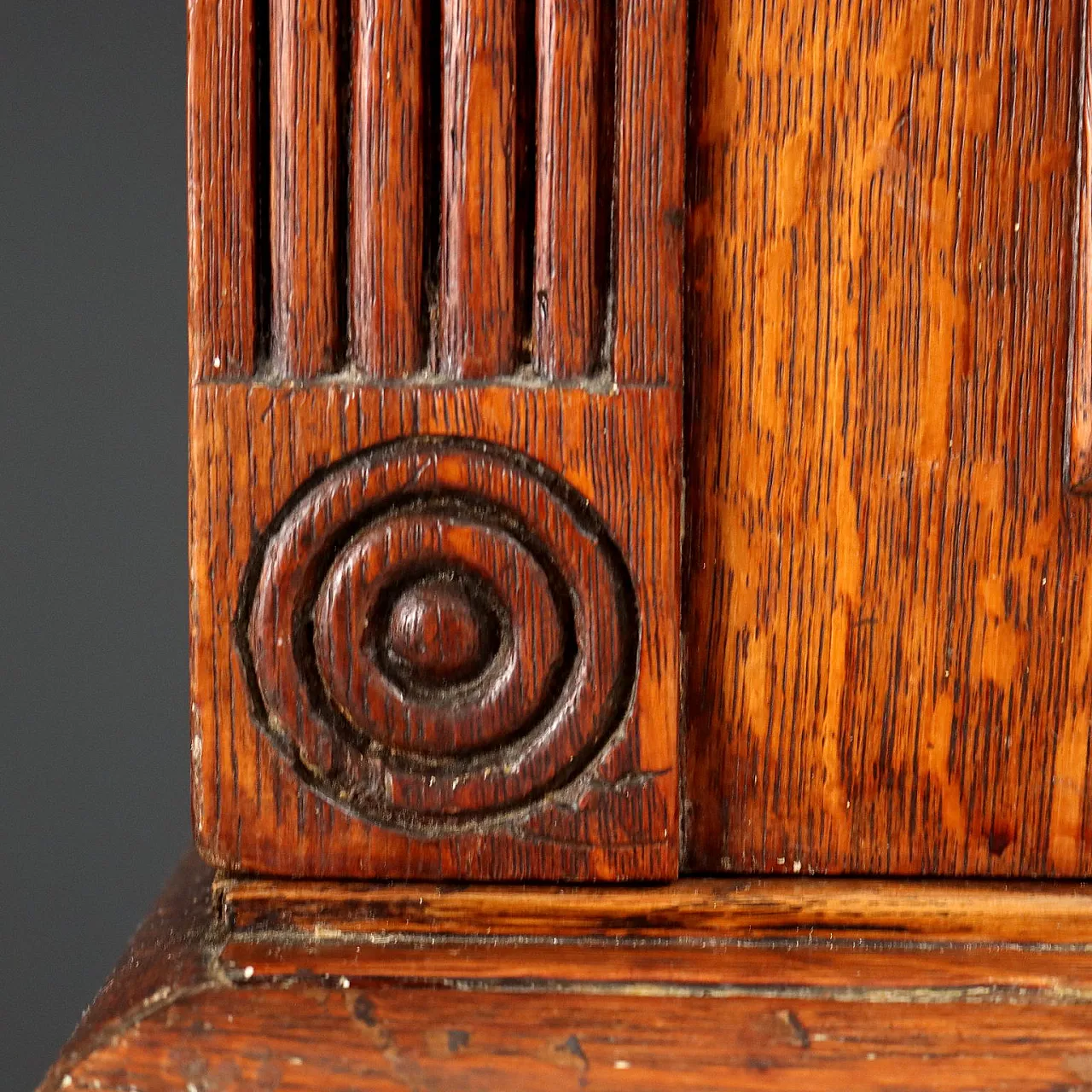 Oak bookcase, early 20th century 5