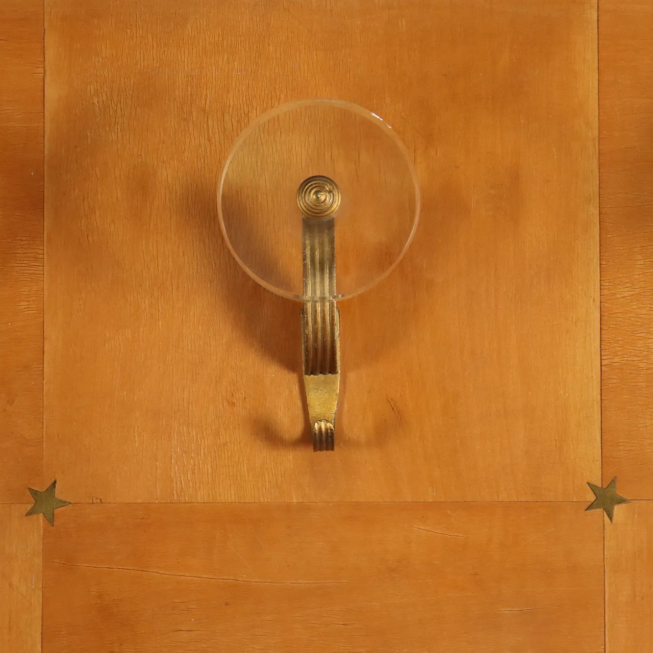 Appendiabiti con base in legno impiallacciato pioppo, '900 4