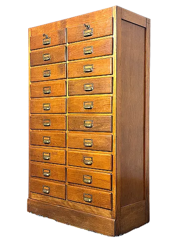 20-drawer archive cabinet, 1950s