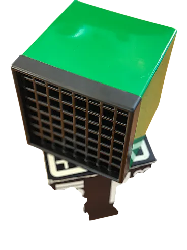 Ashtray Model 4633 by Kartell green, 1970s