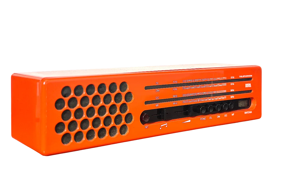 Kira Space-Age Radio by Telefunken, 1970s 12