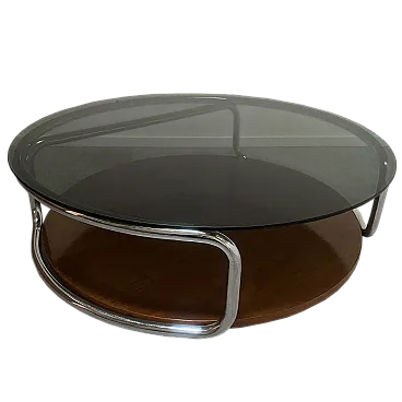 Round coffee table, 70s