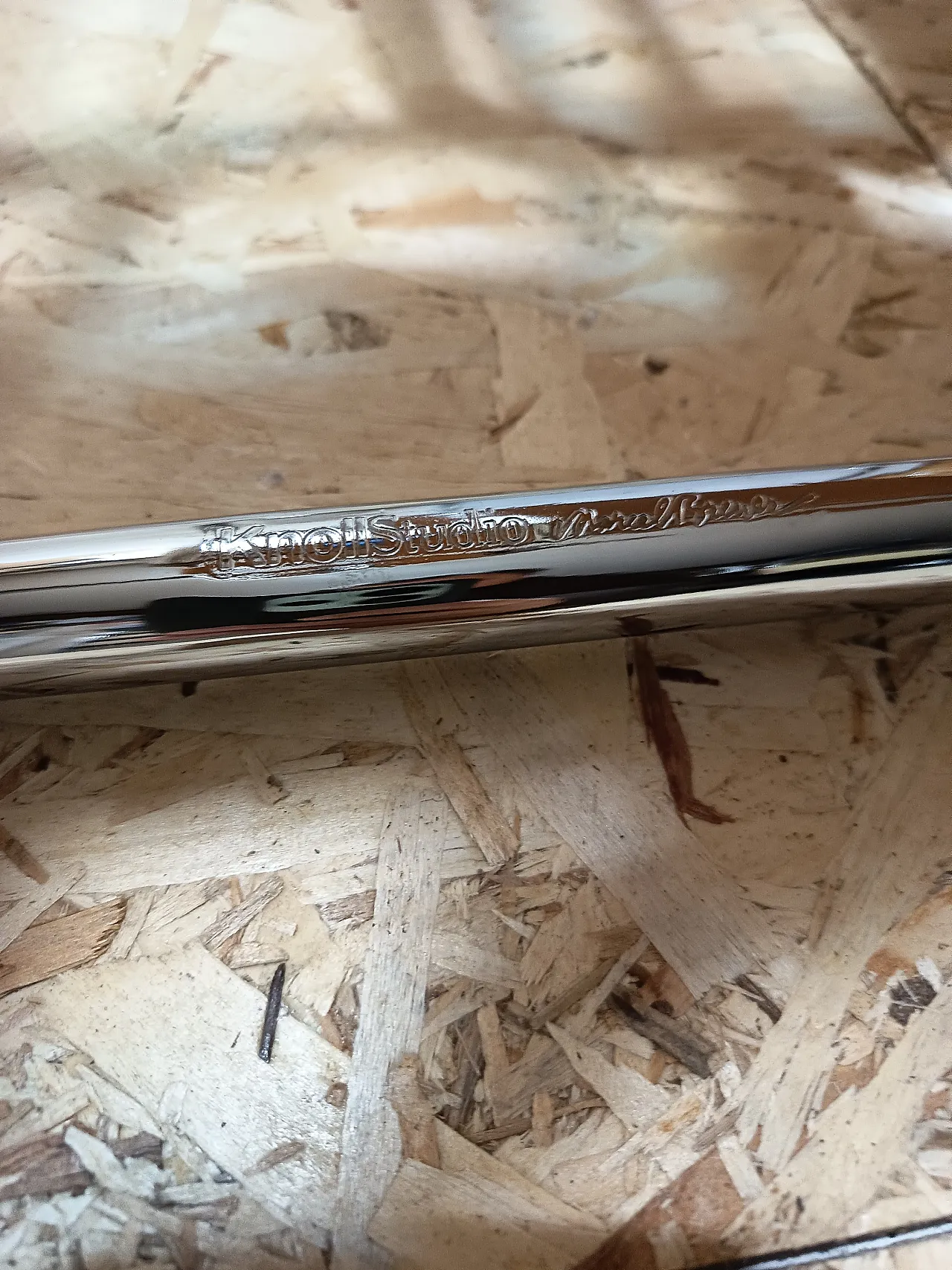 Wassilly armchair B3  by Knoll Studio in Cognac Natural Leather, 2000s 96