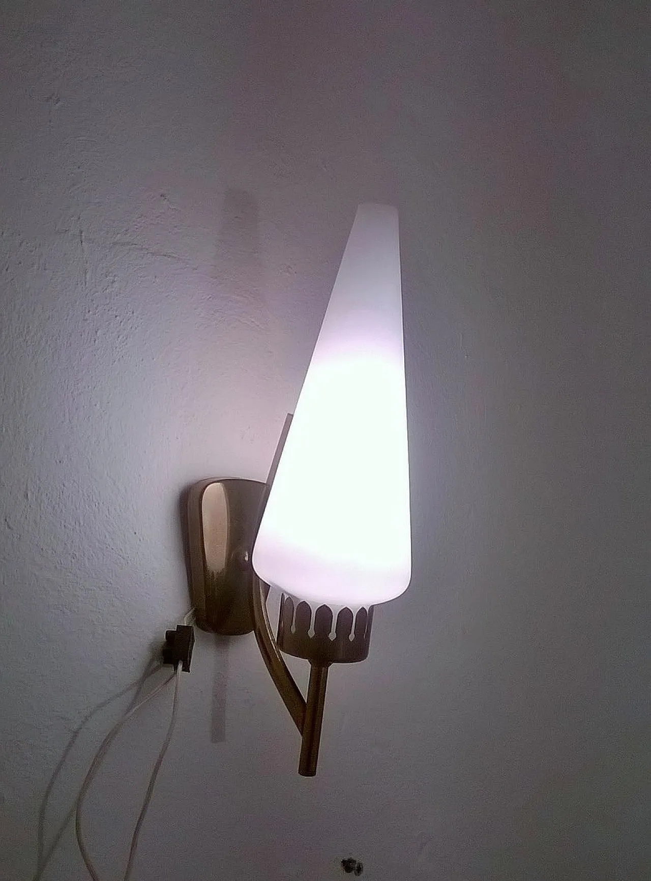 Coppia di applique di Angelo Lelli per Arredoluce, anni '40 6