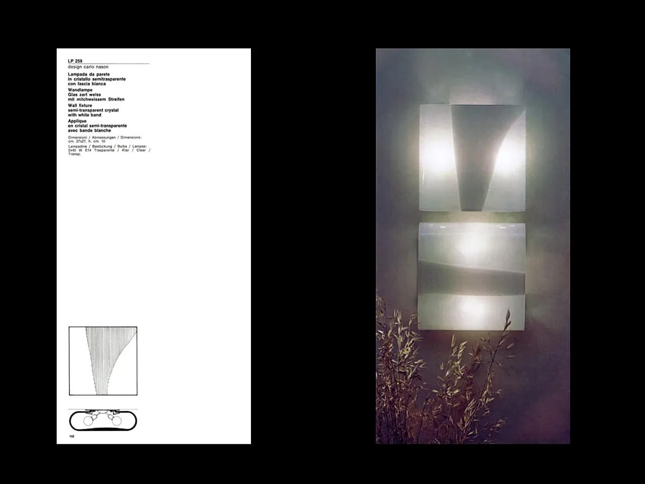 4 Appliqués in Murano glass, 1970s 15