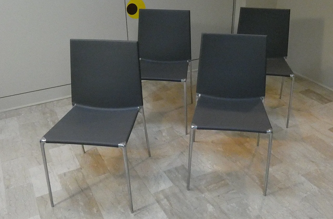 4 Sedie di Roberto Barbieri per B&B Italia, anni 2000 3