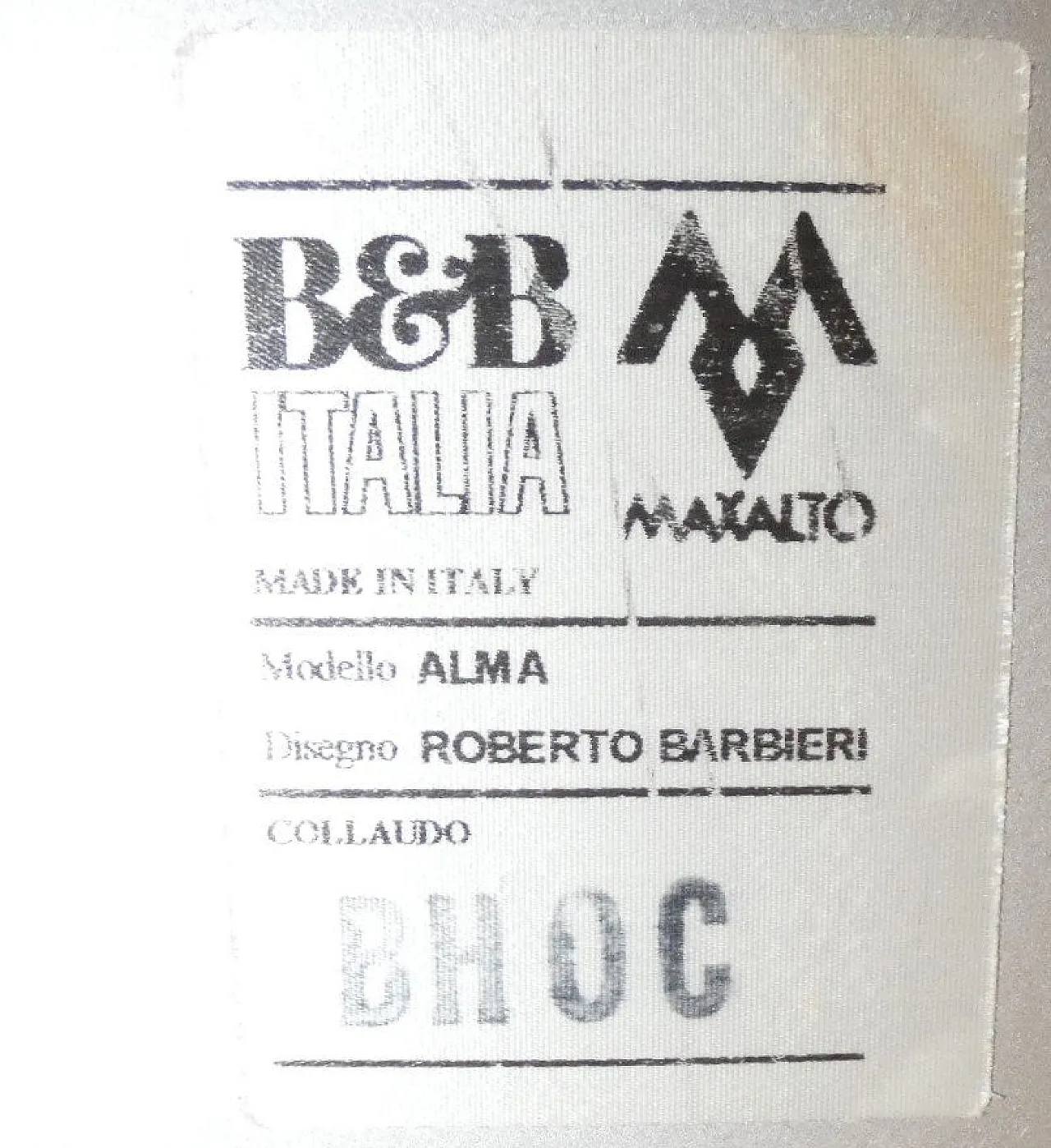 4 Sedie di Roberto Barbieri per B&B Italia, anni 2000 15
