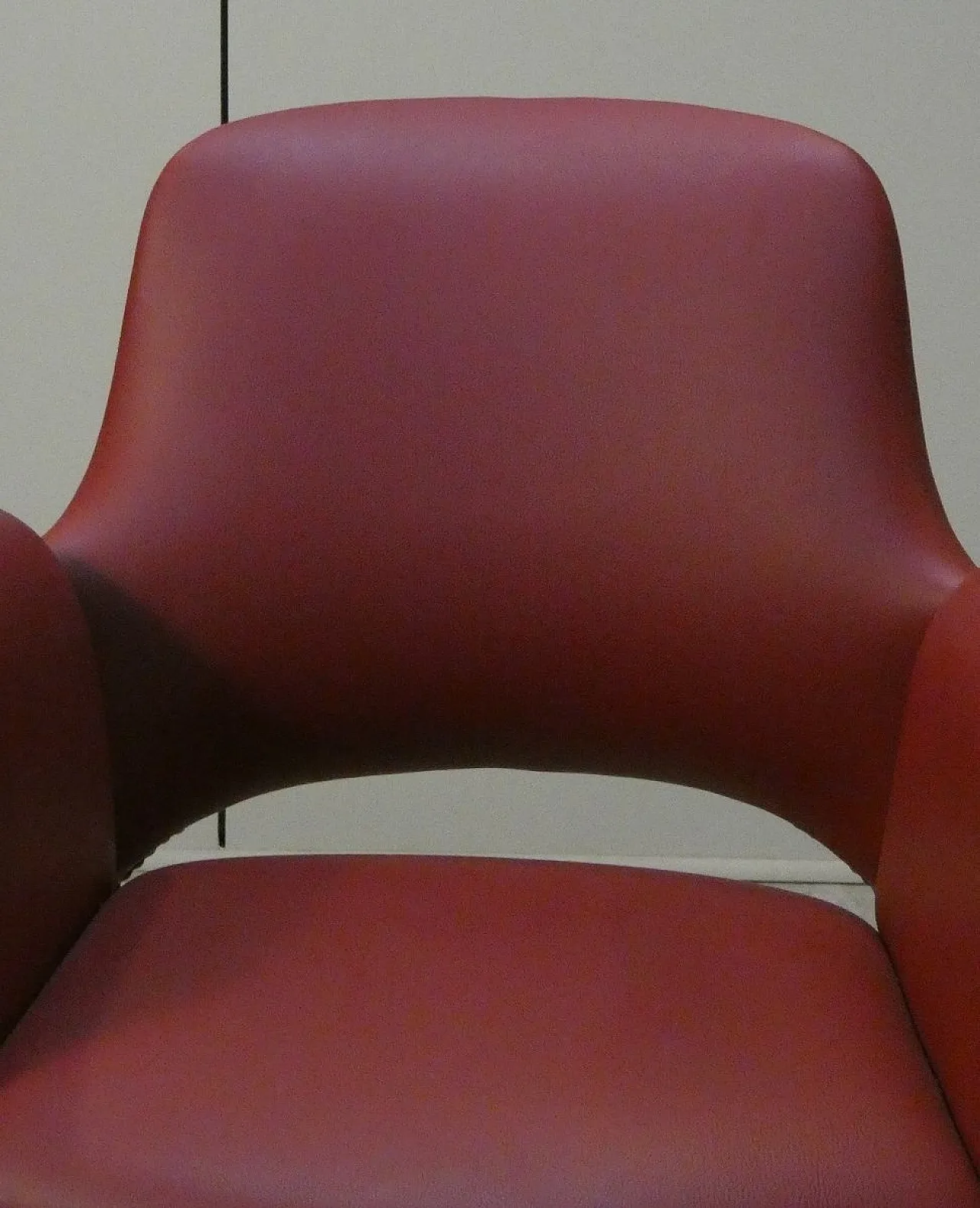 Pair of Vinyl Swivel Chairs, 1960s 7