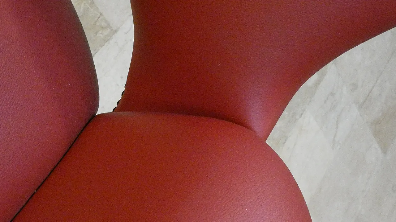 Pair of Vinyl Swivel Chairs, 1960s 8