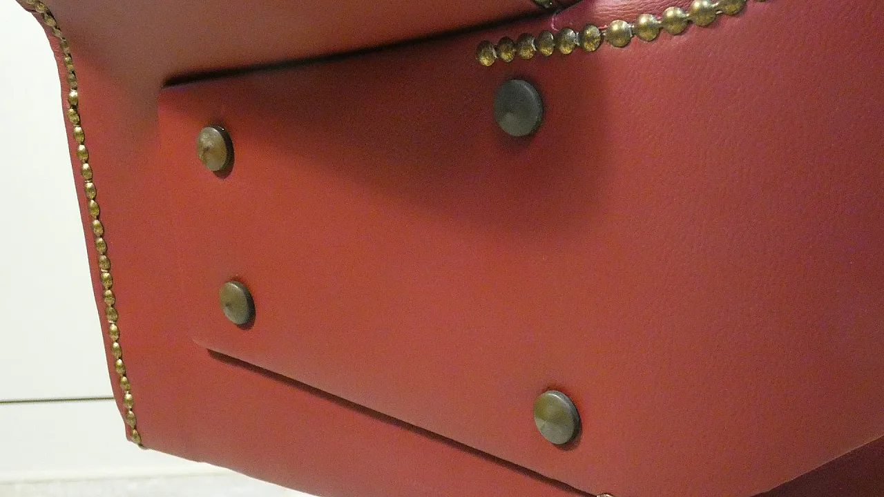 Pair of Vinyl Swivel Chairs, 1960s 10