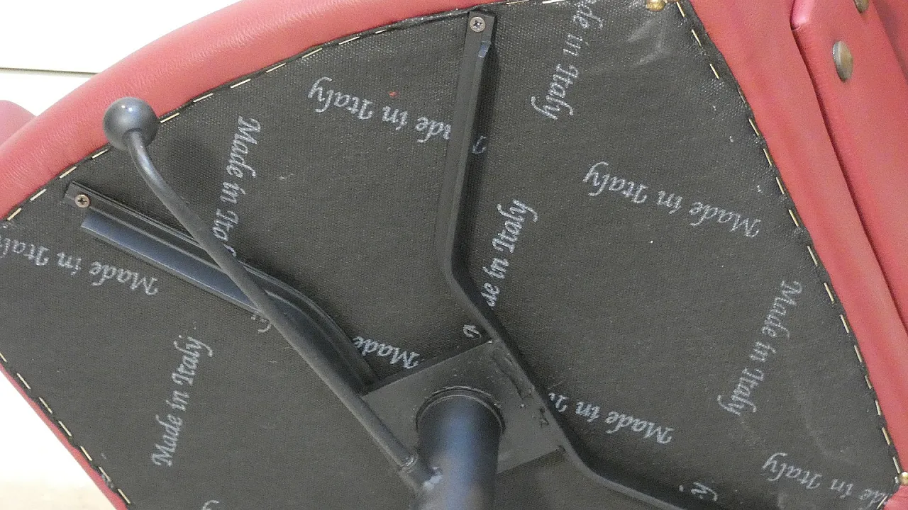 Pair of Vinyl Swivel Chairs, 1960s 11