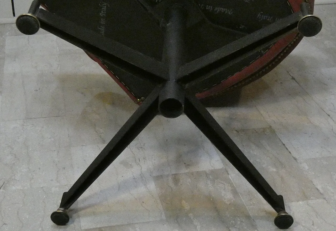 Pair of Vinyl Swivel Chairs, 1960s 13