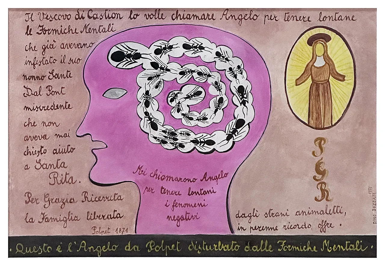 Dino Buzzati, Le Formiche Mentali, anni '70 1