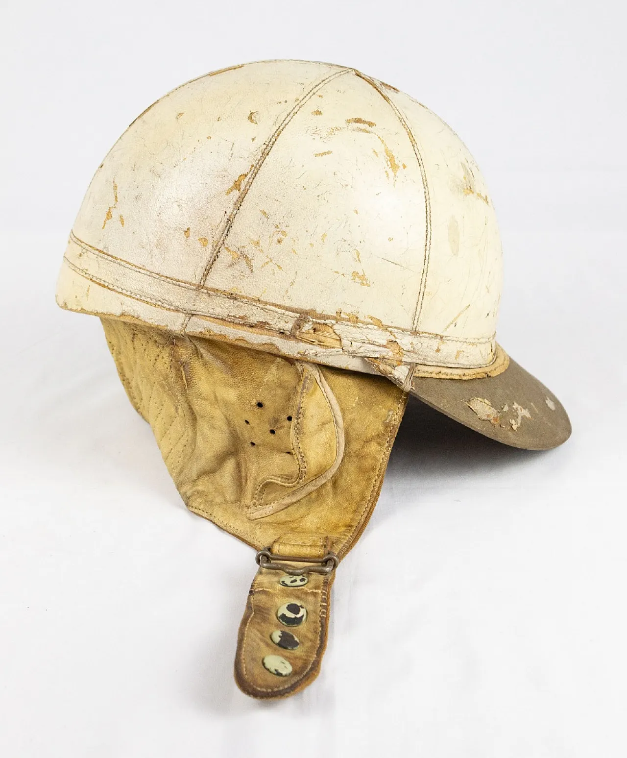 Cromwell Protective Headwear motorcycle helmet, 1940s 2