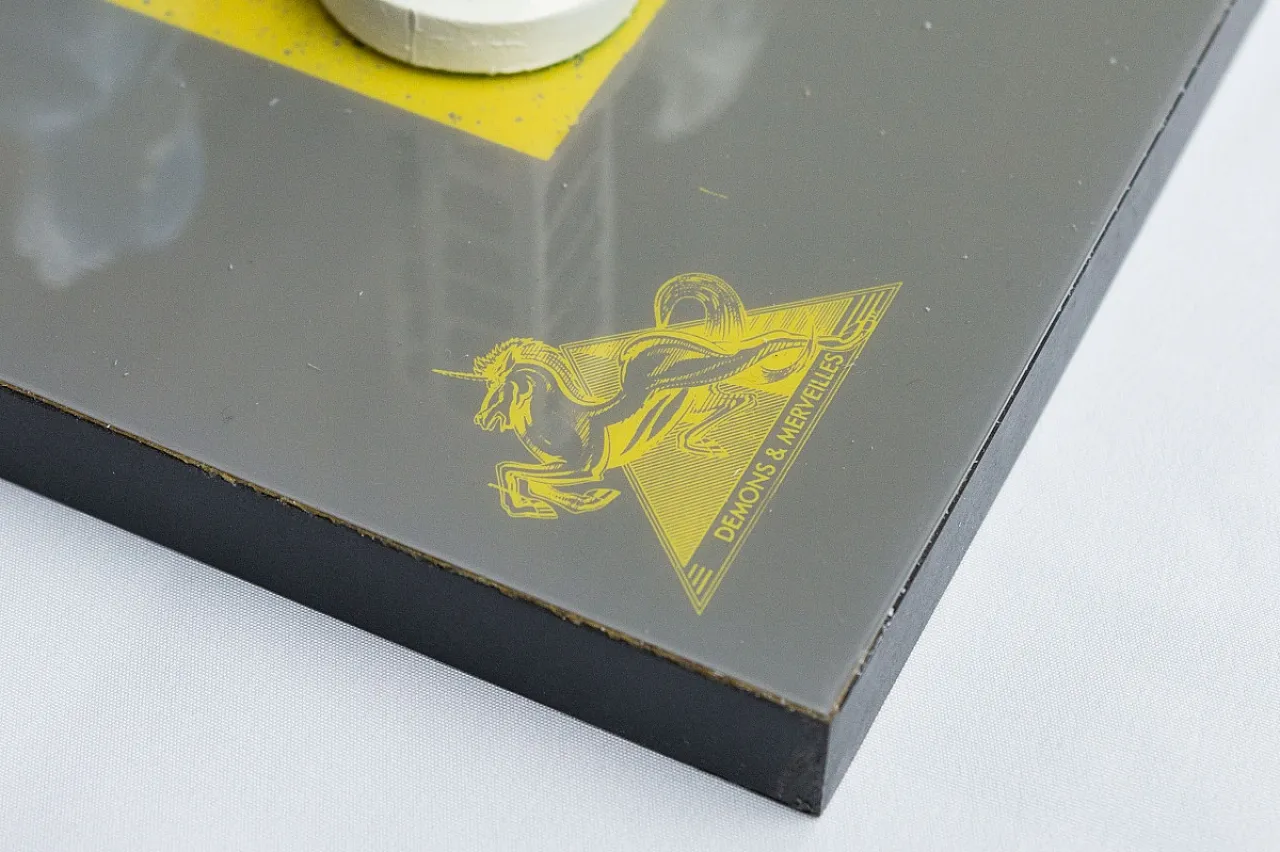 Resin chess by Lili Cronenbourg for Demons & Merveilles, 20th century 7