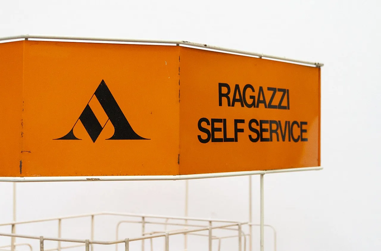 Libreria a carrello, espositore Mondadori, '900 6