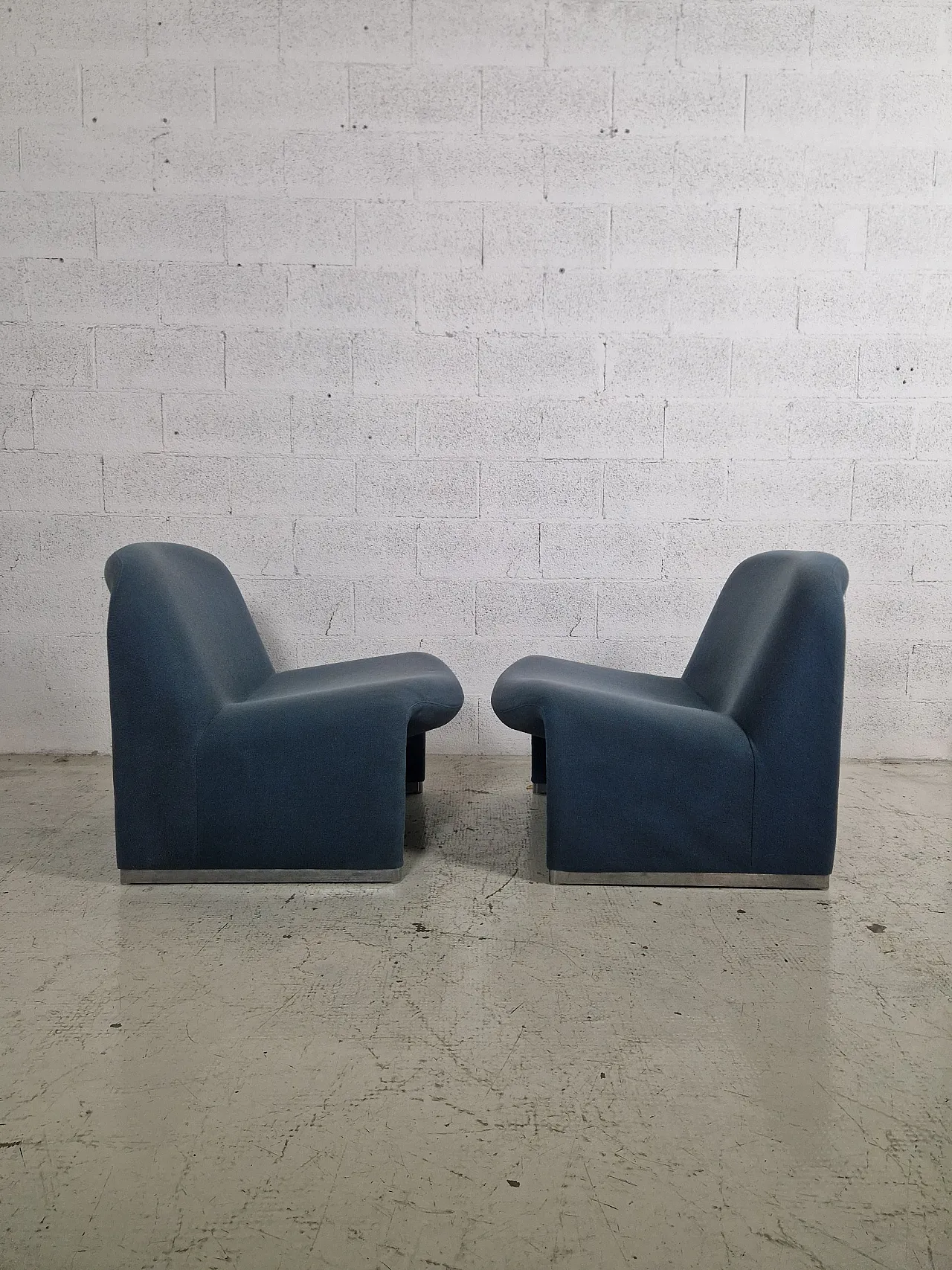 Pair of Alky chairs by Giancarlo Piretti for Anonima Castelli, 70s 3