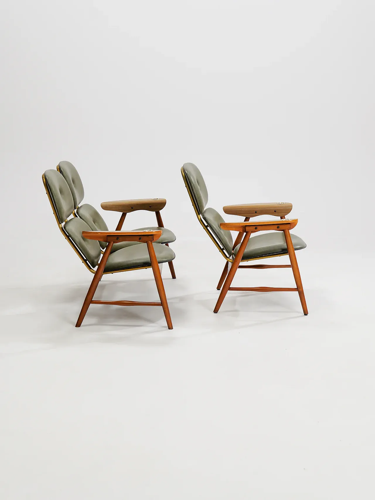 Divano con sedia di Marco Zanuso per Poltronova, anni '60 4