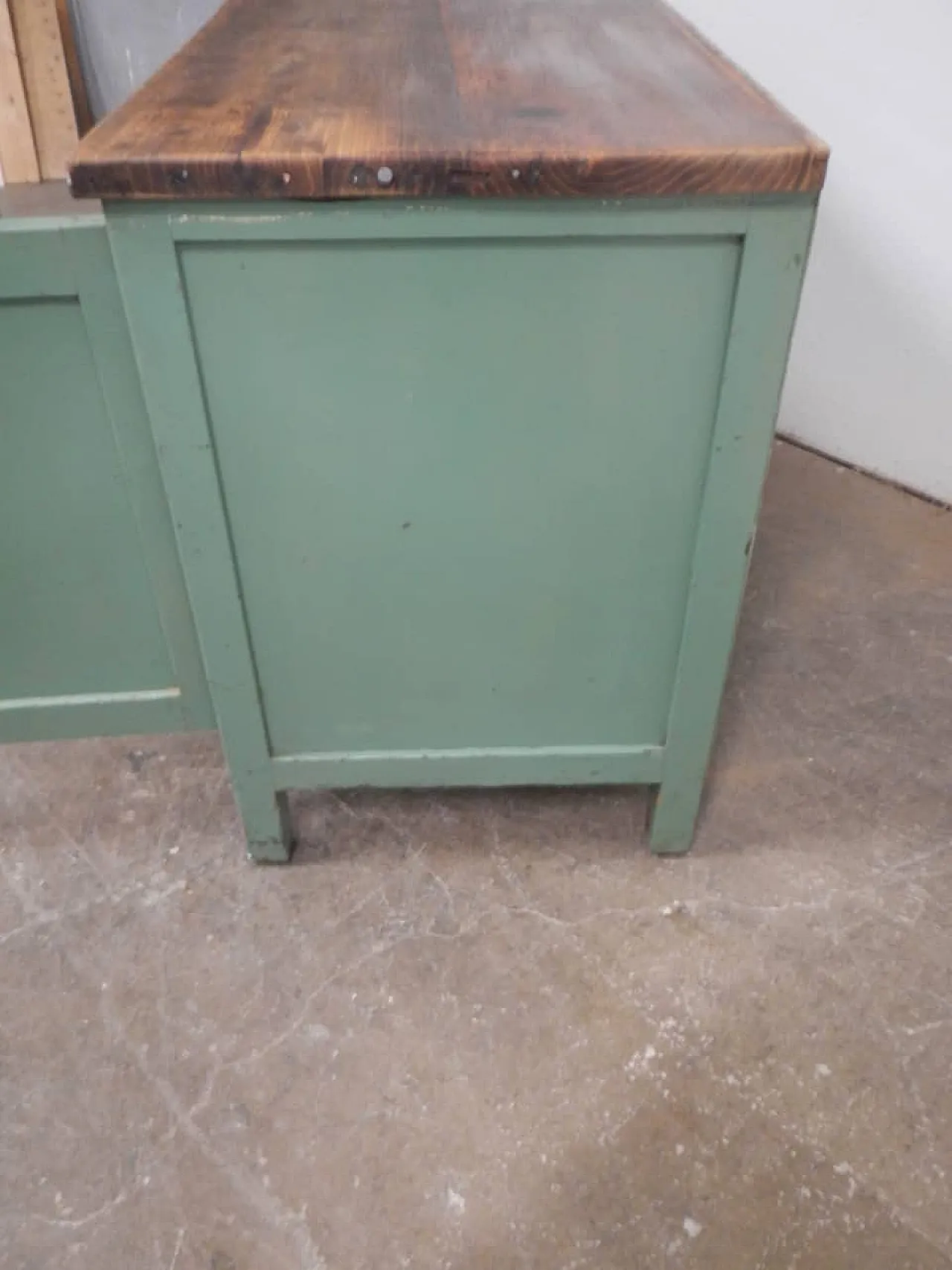 Credenza in abete e olmo, 1960 6