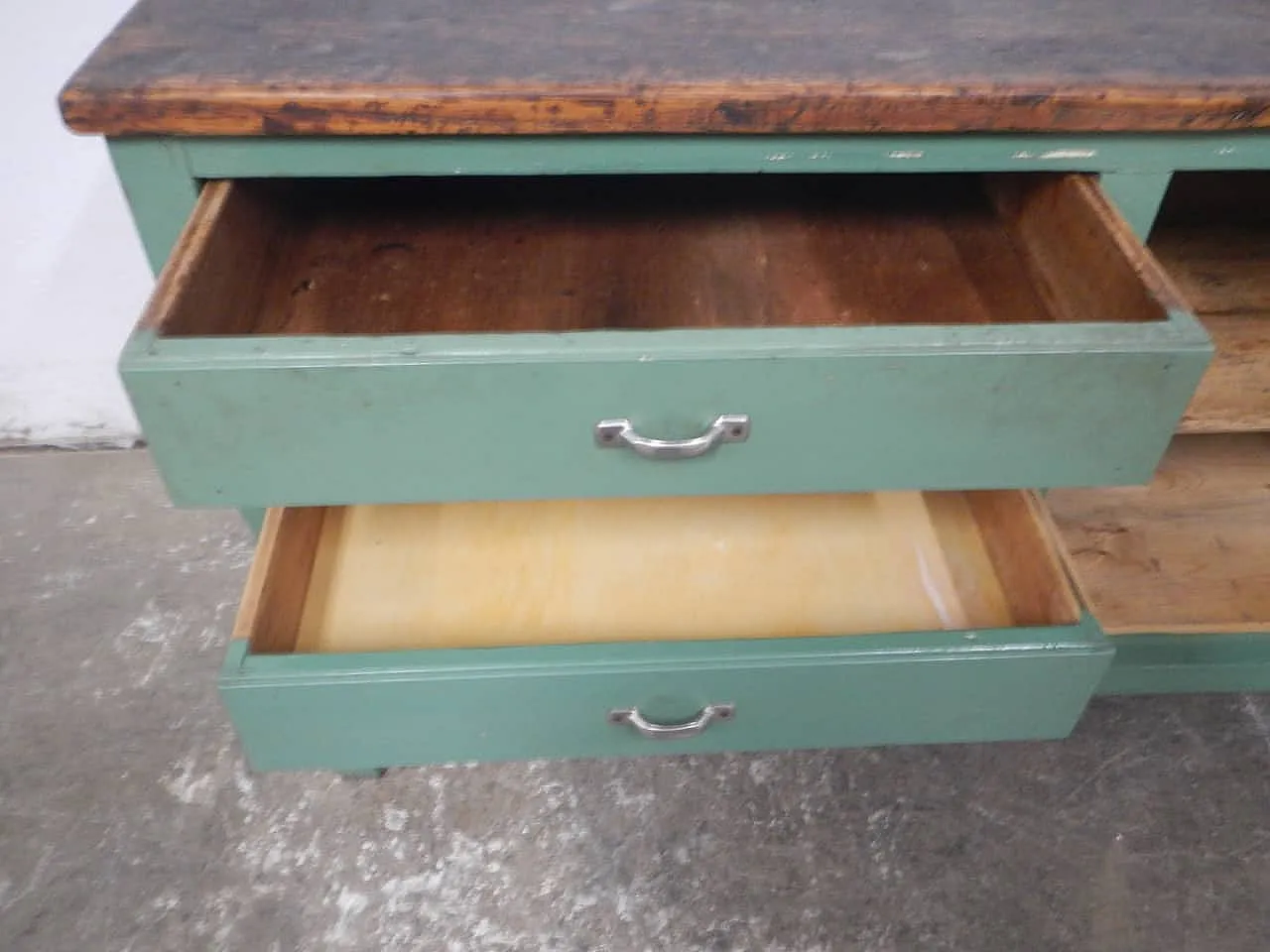 Credenza in abete e olmo, 1960 11