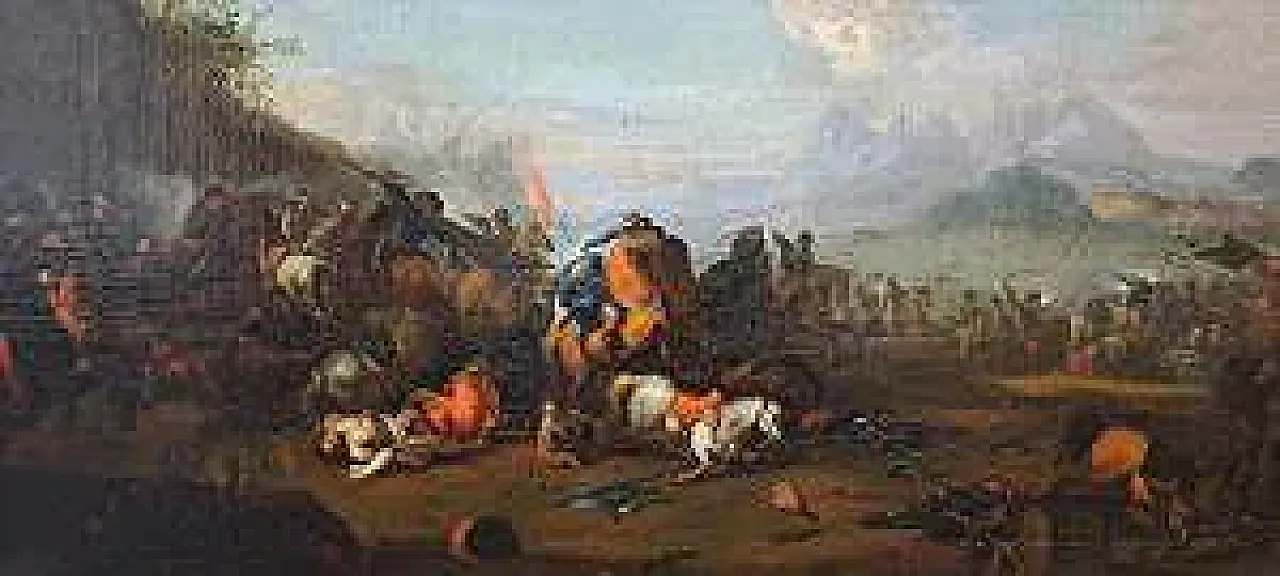 Battle of Chivalry, oil on canvas, 18th century 2