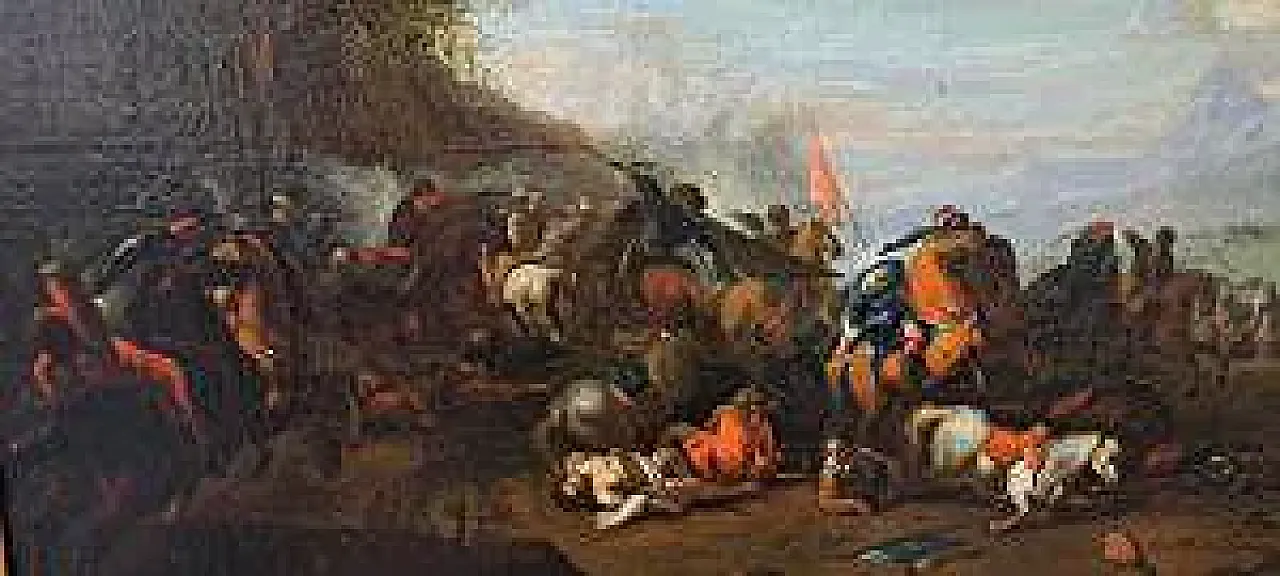 Battle of Chivalry, oil on canvas, 18th century 3