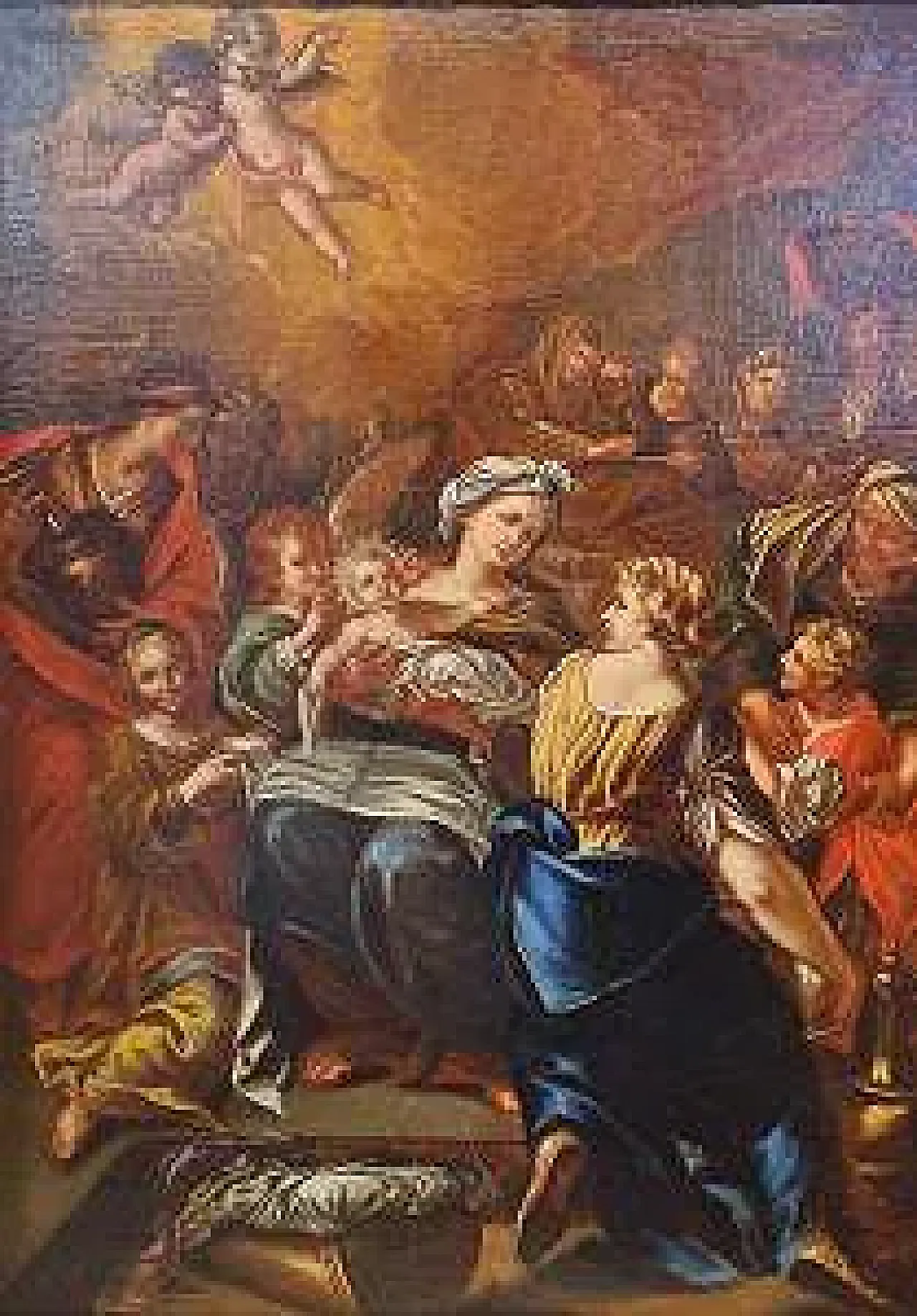 La Natività della Vergine, olio su tela, '700 2