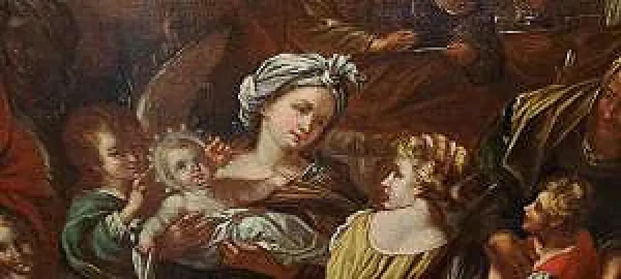 La Natività della Vergine, olio su tela, '700 3