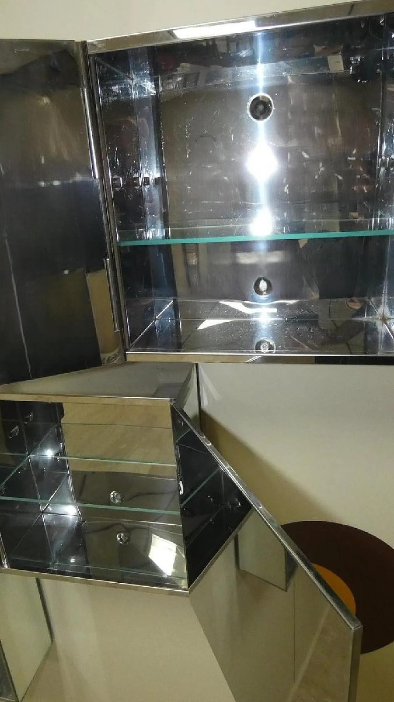 3 armadietti a specchio, Italia, anni '70 21