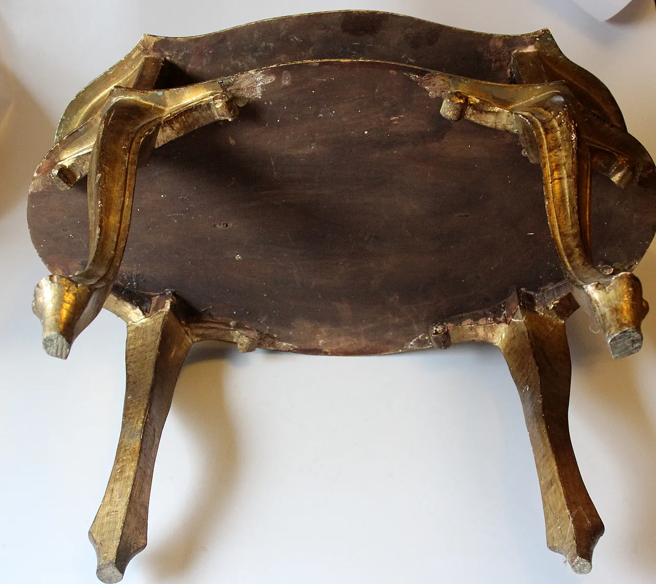 Florentine wooden side table, late 20th century 10