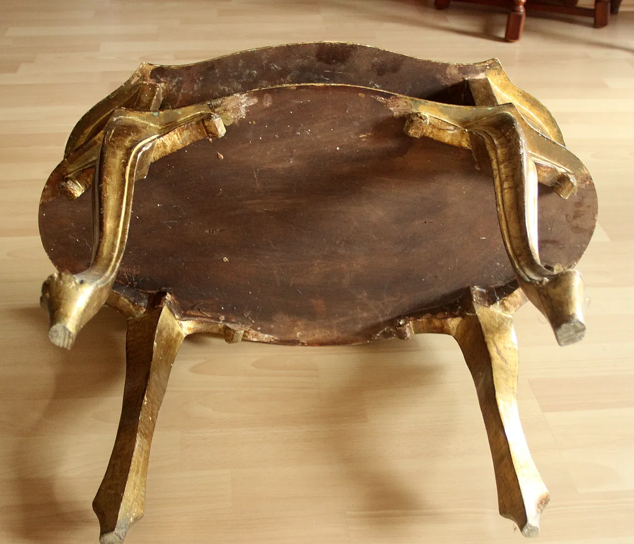 Florentine wooden side table, late 20th century 13