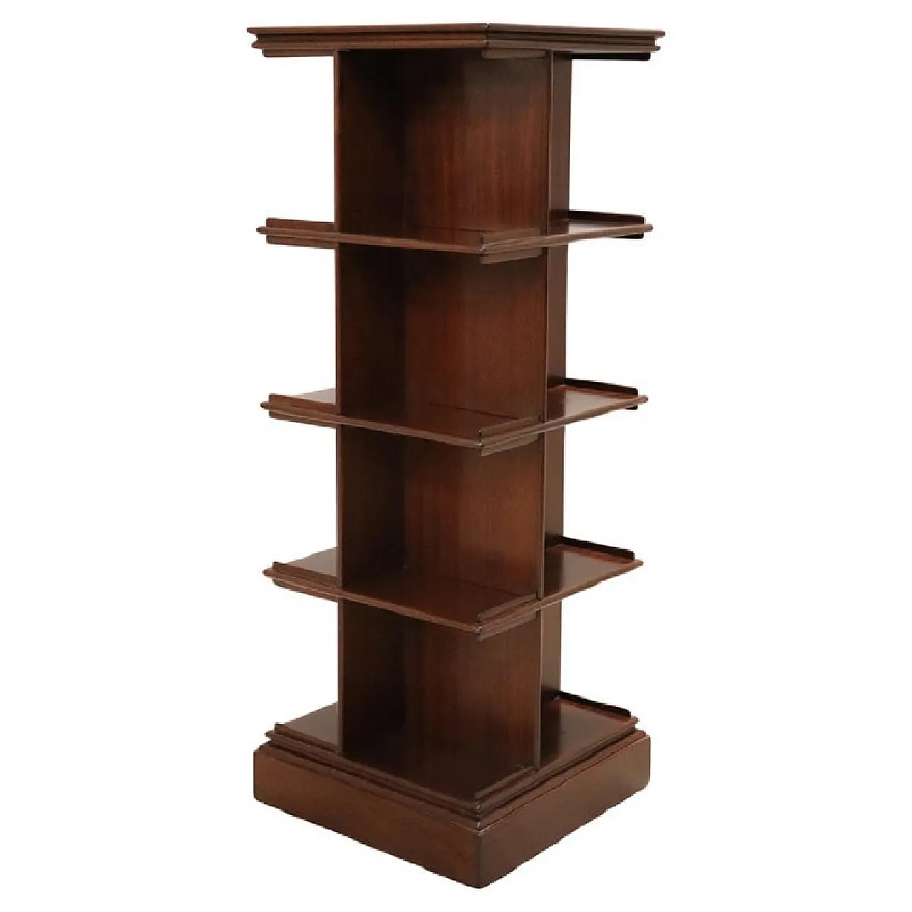 Revolving wooden bookcase, 1960s 1