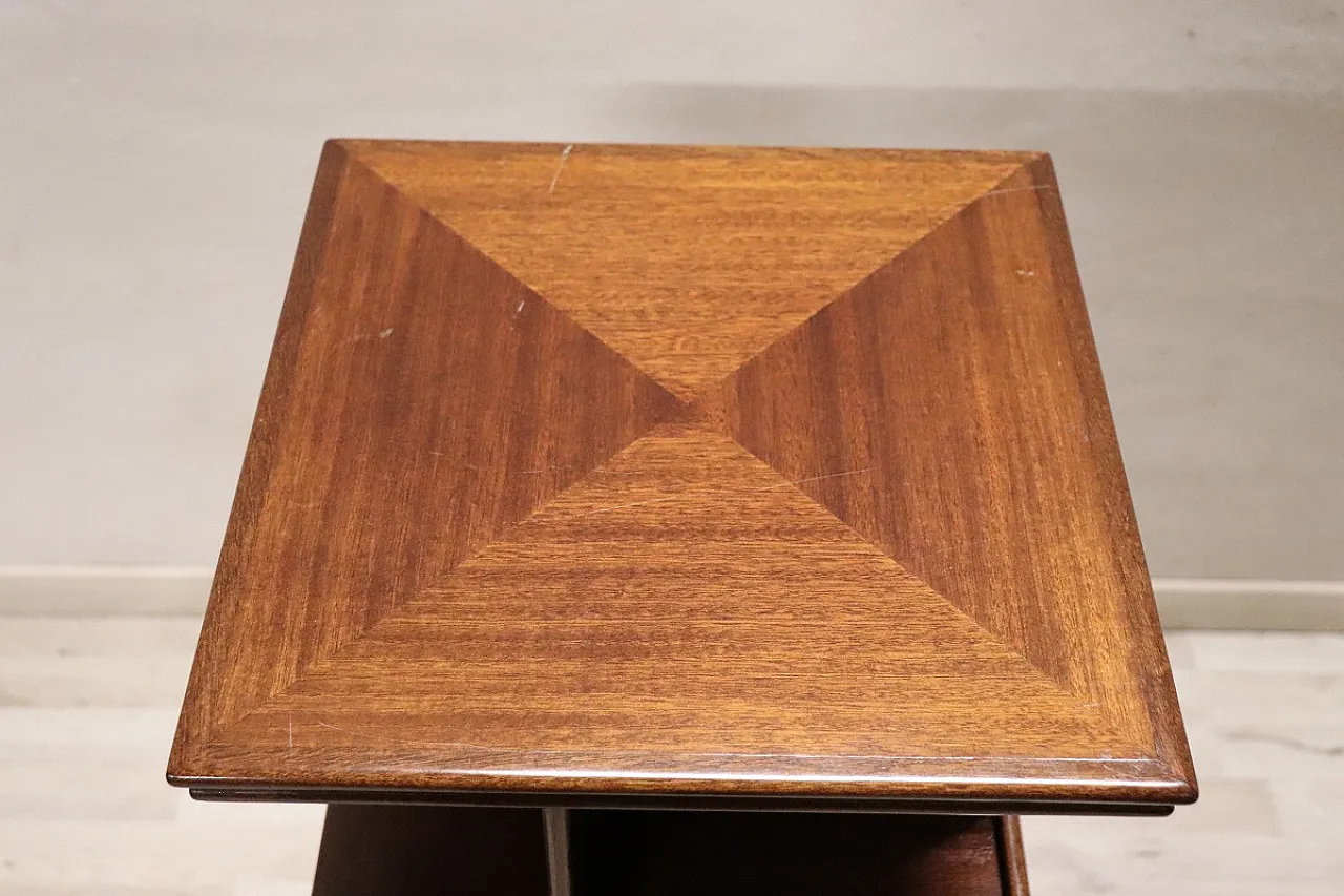 Revolving wooden bookcase, 1960s 4