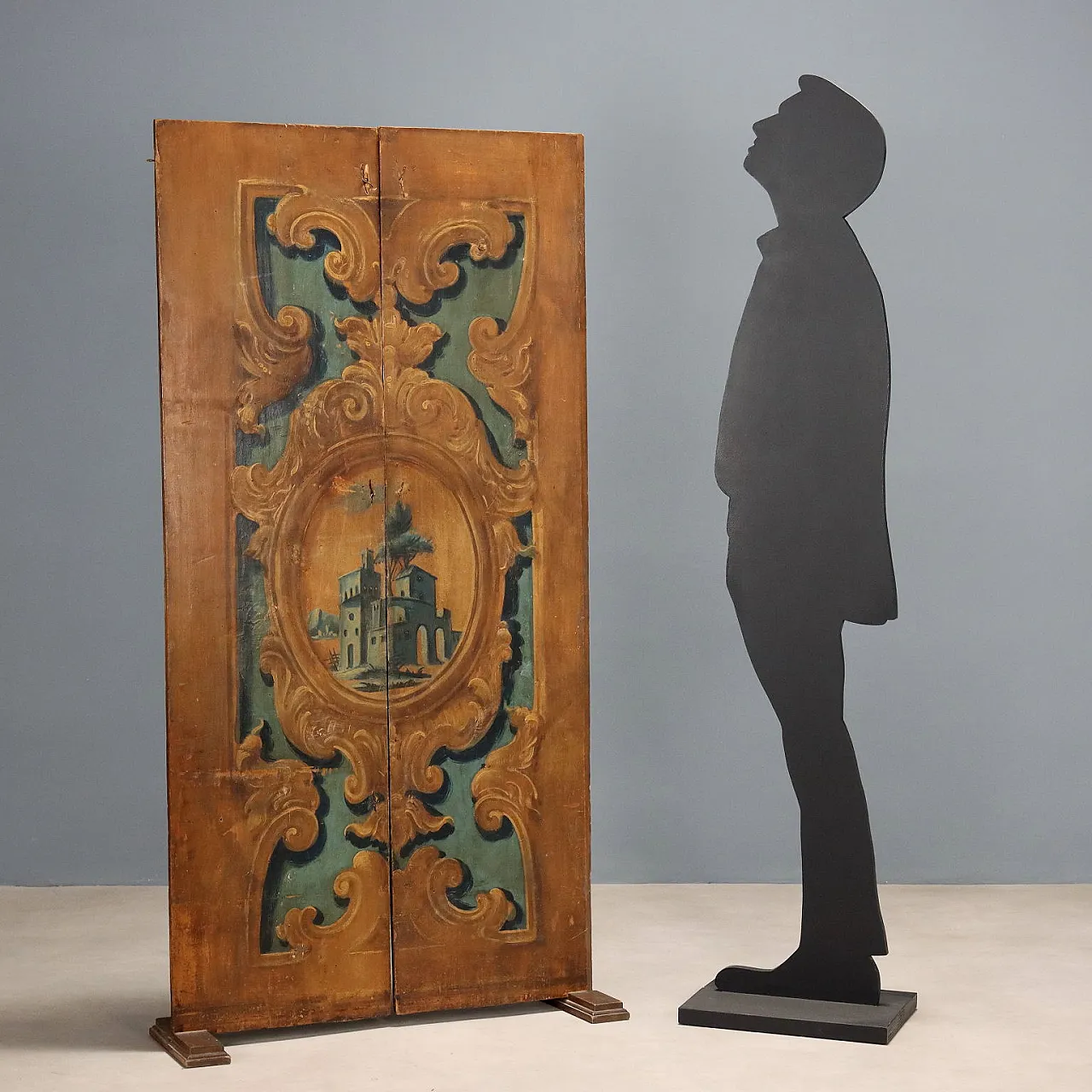 Pair of wooden doors, early 18th century 2